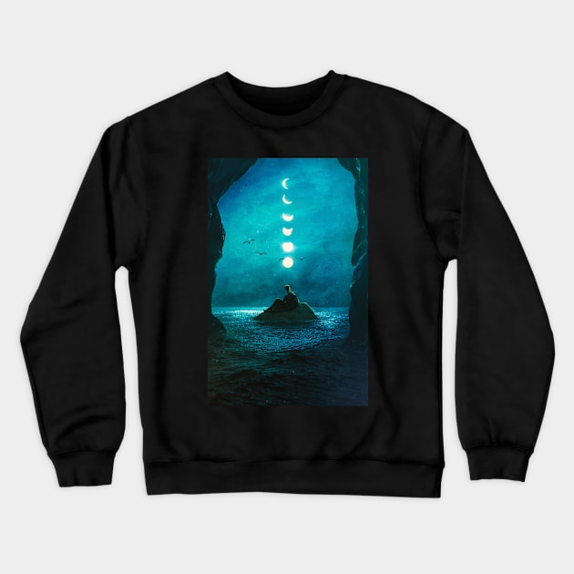 Moon Seeker Crewneck Sweatshirt by SeamlessOo